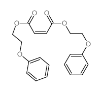 bis(2-phenoxyethyl) but-2-enedioate Structure