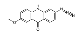 6-azido-2-methoxyacridin-9(10H)-one结构式