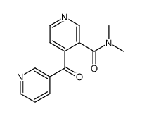 N,N-dimethyl-4-nicotinoylnicotinamide Structure