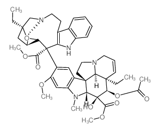 长春花胺结构式