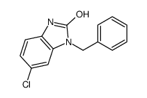 3-benzyl-5-chloro-1H-benzimidazol-2-one Structure