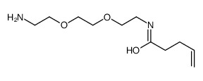 N-[2-[2-(2-aminoethoxy)ethoxy]ethyl]pent-4-enamide Structure