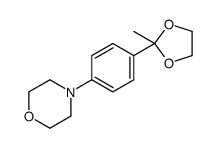 4-[4-(2-methyl-1,3-dioxolan-2-yl)phenyl]morpholine Structure