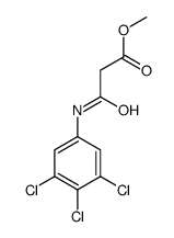 methyl 3-oxo-3-(3,4,5-trichloroanilino)propanoate结构式