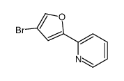 2-(4-bromofuran-2-yl)pyridine Structure