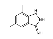 5,7-dimethyl-1H-indazol-3-amine结构式