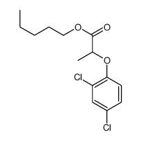 pentyl 2-(2,4-dichlorophenoxy)propionate structure