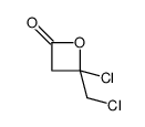 4-chloro-4-(chloromethyl)oxetan-2-one结构式