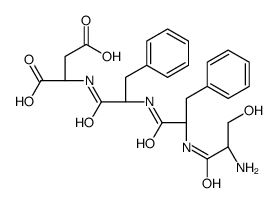 (2S)-2-[[(2S)-2-[[(2S)-2-[[(2S)-2-amino-3-hydroxypropanoyl]amino]-3-phenylpropanoyl]amino]-3-phenylpropanoyl]amino]butanedioic acid结构式