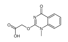 2-(1-methyl-4-oxoquinazolin-2-yl)oxyacetic acid结构式