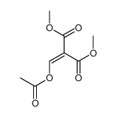 dimethyl 2-(acetyloxymethylidene)propanedioate结构式