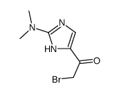 2-bromo-1-[2-(dimethylamino)-1H-imidazol-5-yl]ethanone Structure