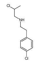 2-Chloro-N-(4-chlorophenethyl)propan-1-amine结构式