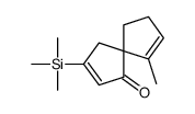 9-methyl-2-trimethylsilylspiro[4.4]nona-2,8-dien-4-one Structure