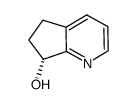 (R)-6,7-二氢-5H-环戊二烯并[b]吡啶-7-醇结构式