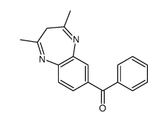 (2,4-dimethyl-3H-1,5-benzodiazepin-7-yl)-phenylmethanone Structure