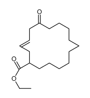 ethyl 6-oxocyclohexadec-3-ene-1-carboxylate Structure