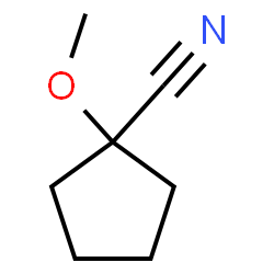 1-Methoxycyclopentane-1-carbonitrile structure