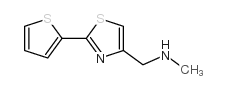 N-methyl-1-(2-thiophen-2-yl-1,3-thiazol-4-yl)methanamine图片