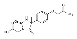 1-Imidazolidineacetic acid, 4-[4-(2-amino-2-oxoethoxy)phenyl]-4-methyl-2,5-dioxo图片