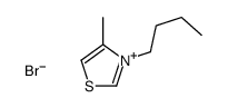 3-butyl-4-methyl-1,3-thiazol-3-ium,bromide结构式