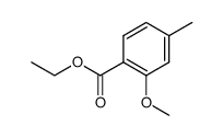 ethyl 2-methoxy-4-methylbenzoate Structure