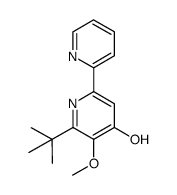 6-tert-butyl-5-methoxy-[2,2']bipyridin-4-ol Structure