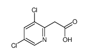 (3,5-dichloro-pyridin-2-yl)-acetic acid结构式