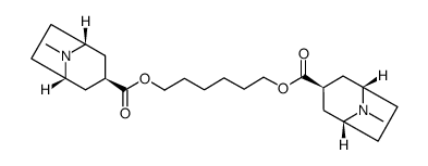 1,6-hexanediol bis(tropane-3β-carboxylate) Structure