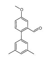 4-methoxy-3',5'-dimethyl[1,1'-biphenyl]-2-carboxaldehyde Structure