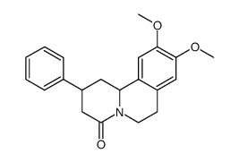 9,10-Dimethoxy-2-phenyl-1,2,3,6,7,11b-hexahydro-pyrido[2,1-a]isoquinolin-4-one结构式