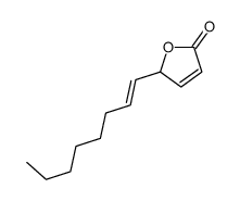 2-oct-1-enyl-2H-furan-5-one Structure