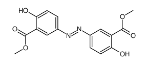 6,6'-dihydroxy-3,3'-azo-di-benzoic acid dimethyl ester结构式