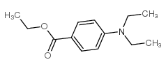 Benzoic acid,4-(diethylamino)-, ethyl ester Structure