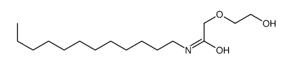 N-dodecyl-2-(2-hydroxyethoxy)acetamide Structure