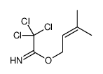 3-methylbut-2-enyl 2,2,2-trichloroethanimidate Structure