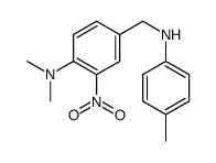 N,N-dimethyl-4-[(4-methylanilino)methyl]-2-nitroaniline Structure