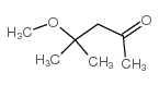 4-甲氧基-4-甲基-2-戊酮结构式