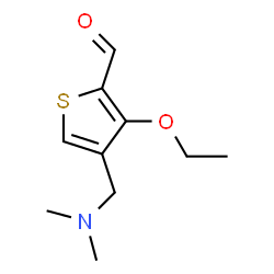 2-Thiophenecarboxaldehyde,4-[(dimethylamino)methyl]-3-ethoxy-(9CI) Structure