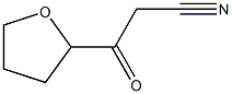 3-oxo-3-(tetrahydrofuran-2-yl)propanenitrile结构式