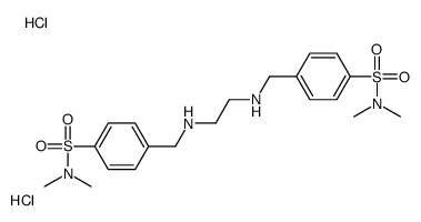 4-[[2-[[4-(dimethylsulfamoyl)phenyl]methylamino]ethylamino]methyl]-N,N-dimethylbenzenesulfonamide,dihydrochloride结构式