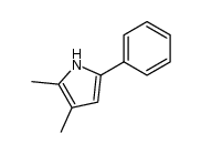 2,3-dimethyl-5-phenyl-1H-pyrrole Structure