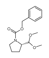 Cbz-Pro-L-prolinal dimethyl acetal结构式