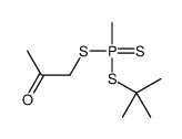 1-[tert-butylsulfanyl(methyl)phosphinothioyl]sulfanylpropan-2-one Structure