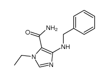 4-(N-benzylamino)-1-ethyl-1H-imidazole-5-carboxamide Structure