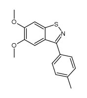 5,6-dimethoxy-3-(p-tolyl)benzo[d]isothiazole Structure