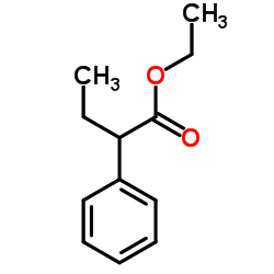 Ethyl 2-phenylbutanoate structure