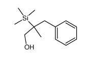 2-methyl-2-(trimethylsilyl)-3-phenylpropanol Structure