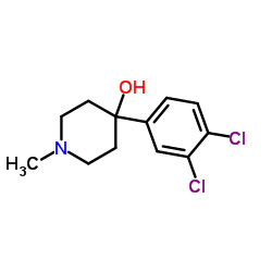 4-(3,4-Dichlorophenyl)-1-methyl-4-piperidinol structure