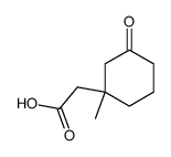 3-methylcyclohexanone-3-acetic acid structure